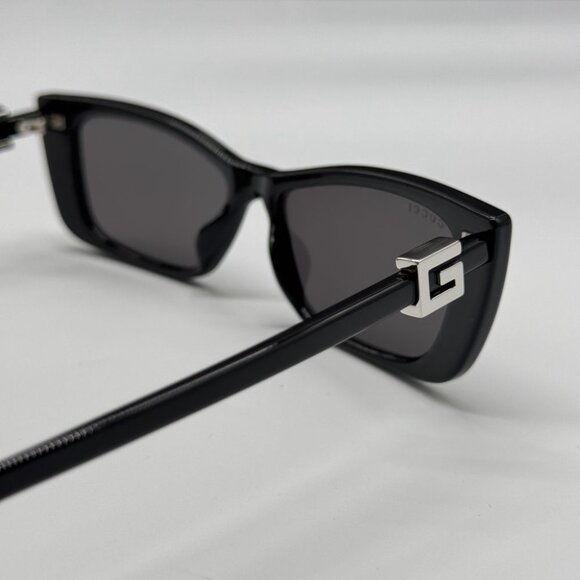 NEW GG1681S 001 GUCCI BLACK CAT EYE WOMEN GUCCI SUNGLASSES - Picture 9 of 12